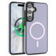 For Samsung Galaxy S24+ 5G Kalebol Carbon Fiber MagSafe Phone Case(Purple)