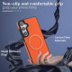 For Samsung Galaxy S24+ 5G Kalebol Carbon Fiber MagSafe Phone Case(Orange)