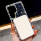 For Samsung Galaxy S24+ 5G Rhinestone Glitter Kickstand Dual-side IMD Phone Case(Stars Transparent)