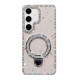 For Samsung Galaxy S24+ 5G Rhinestone Glitter Kickstand Dual-side IMD Phone Case(Glitter Stars)