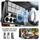For Samsung Galaxy S24+ 5G Electroplated Metal Button Shockproof Magnetic Phone Case(Black)