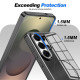 For Samsung Galaxy S24+ 5G Electroplated Metal Button Shockproof Magnetic Phone Case(Black)
