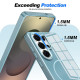 For Samsung Galaxy S24+ 5G Electroplated Metal Button Shockproof Magnetic Phone Case(Blue)
