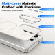 For Samsung Galaxy S24+ 5G Electroplated Metal Button Shockproof Magnetic Phone Case(White)