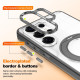 For Samsung Galaxy S24+ 5G Electroplated Cat-Eye Frame Magnetic MagSafe Shockproof Phone Case(Black)
