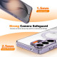 For Samsung Galaxy S24+ 5G Electroplated Cat-Eye Frame Magnetic MagSafe Shockproof Phone Case(Purple)