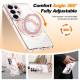 For Samsung Galaxy S24+ 5G Electroplated Cat-Eye Frame Magnetic MagSafe Shockproof Phone Case(Pink)