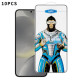 For Samsung Galaxy S24+ 5G 10pcs Blue Gorilla Anti-fingerprint Anti-static Silk Screen HD Electroplated Tempered Glass Film