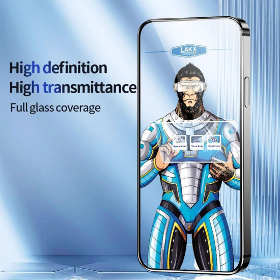 For Samsung Galaxy S24+ 5G 10pcs Blue Gorilla Anti-fingerprint Anti-static Silk Screen HD Electroplated Tempered Glass Film