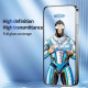 For Samsung Galaxy S24+ 5G 10pcs Blue Gorilla Anti-fingerprint Anti-static Silk Screen HD Electroplated Tempered Glass Film