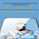 For Samsung Galaxy S24+ 5G 10pcs Blue Gorilla Anti-fingerprint Anti-static Silk Screen HD Electroplated Tempered Glass Film