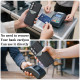 For Samsung Galaxy S24+ 5G Retro Vegan Leather Magnetic Card Holder Back Phone Case(Black)