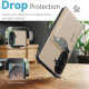 For Samsung Galaxy S23+ 5G Retro Vegan Leather Magnetic Card Holder Back Phone Case(Beige)