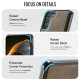 For Samsung Galaxy S23 5G CaseMe C69 Series Magnetic Vegan Leather Back Phone Case(Coffee)