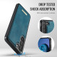 For Samsung Galaxy S23 5G CaseMe C69 Series Magnetic Vegan Leather Back Phone Case(Green)