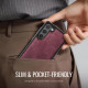 For Samsung Galaxy S23+ 5G CaseMe C69 Series Magnetic Vegan Leather Back Phone Case(Red)
