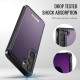 For Samsung Galaxy S23+ 5G CaseMe C69 Series Magnetic Vegan Leather Back Phone Case(Purple)