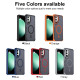 For Samsung Galaxy S23+ 5G Skin Feel Semi-transparent Frosted Magnetic Four-Corner Shockproof Phone Case(Blue)