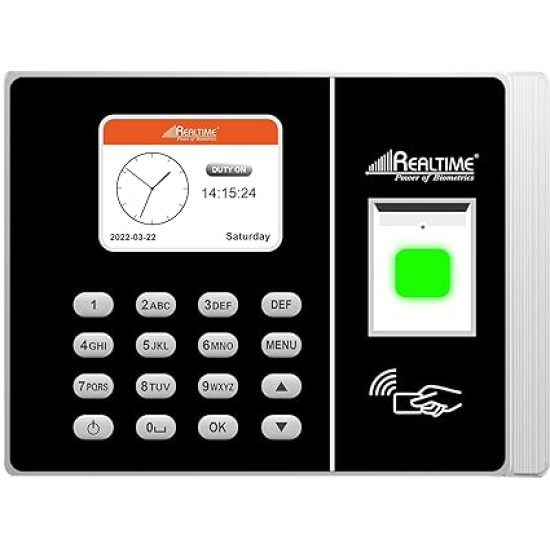 Realtime RS9n Biometric Attendance Machine with Access Control