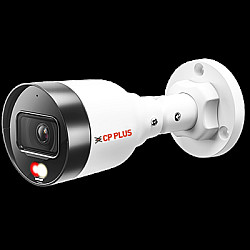 STQC CP Plus 2MP Night Color IP Bullet Camera 30m PoE CPUNCTA21L3CLQ