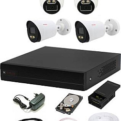 5 MP HD COLORVU CAMERA SET WITH 4 CHN DVR