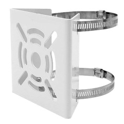CCTV Pole Mount Stand Camera with Clamp Metal