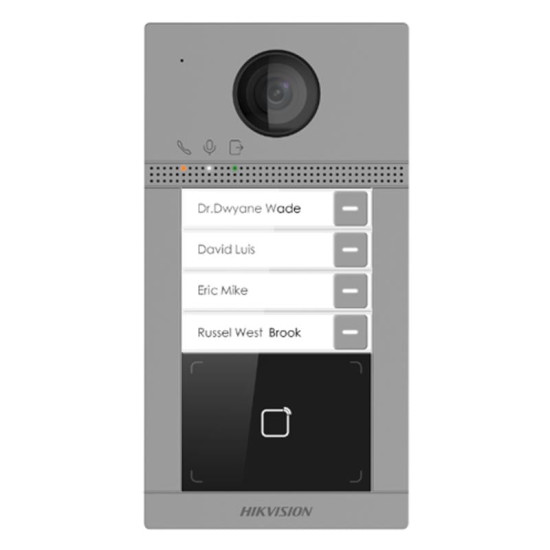 HIKVISION IP 4 Button VDP Metal Villa Door Station (DS-KV8413-WME1)