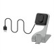 For Amazfit GTR3 / GTR3 Pro / GTS3 Rotatable Magnetic Metal Charging Base(Grey)