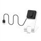 For Amazfit GTR3 / GTR3 Pro / GTS3 Rotatable Magnetic Metal Charging Base(Silver)
