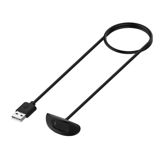 For Amazfit X Curved Screen Watch USB Magnetic Charging Cable  Length: 1m(Black)