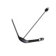 For Amazfit X Curved Screen Watch USB Magnetic Charging Cable  Length: 1m(Black)