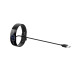 For Amazfit X Curved Screen Watch USB Magnetic Charging Cable  Length: 1m(Black)