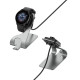 For Amazfit T-Rex Ultra Rotatable Smart Watch Charger Metal Dock Charger Bracket(Grey)
