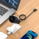 For Amazfit Active Edge A2212 Portable Magnetic Aluminum Alloy Charger Holder(Silver)