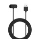 For Amazfit Bip 5 Unity A2324 Smart Watch Magnetic Charging Cable  Length: 1m(Black)
