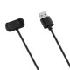 For Amazfit Bip 5 Unity A2324 Smart Watch Magnetic Charging Cable  Length: 1m(Black)