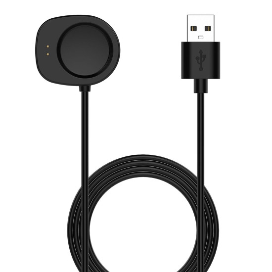 For Amazfit T-Rex 3 / Balance 2 Smart Watch Magnetic Charging Cable  Length: 1m(Black)