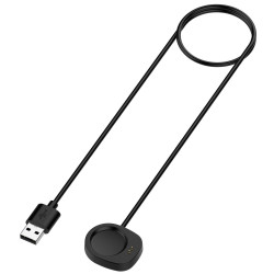 For Amazfit T-Rex 3 / Balance 2 Smart Watch Magnetic Charging Cable  Length: 1m(Black)