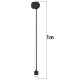 For Amazfit T-Rex 3 / Balance 2 Smart Watch Magnetic Charging Cable  Length: 1m(Black)