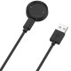 For Amazfit Bip 6 / Active 2 USB-C / Type-C Interface Adapter Split Smart Watch Charging Cable Set  Length: 1m(Black)