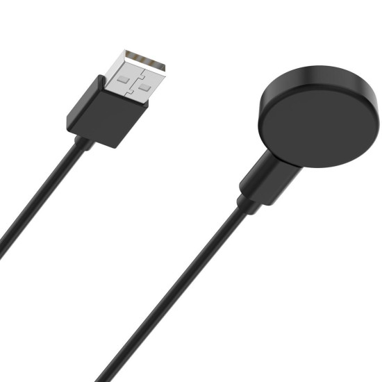 For Amazfit Bip 6 / Active 2 USB-C / Type-C Interface Adapter Split Smart Watch Charging Cable Set  Length: 1m(Black)