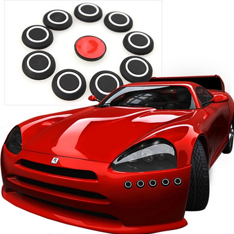 10 PCS Car Styling Anti-collision Sticker(Black)
