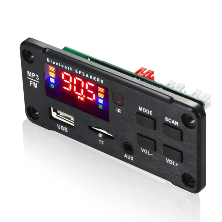 JX-916BT 12V 50W Color Screen Car MP3 Player, Support Bluetooth / FM / Call / Recording
