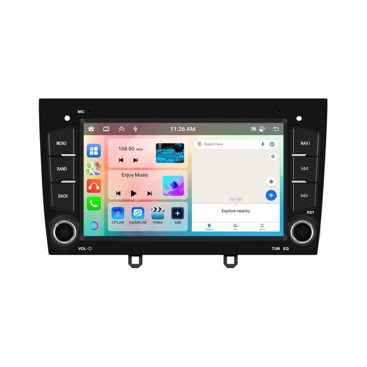 Peugeot 408 7 inch Horizontal Screen Carplay Car Player Car Navigation Center Control, Spec: Standard