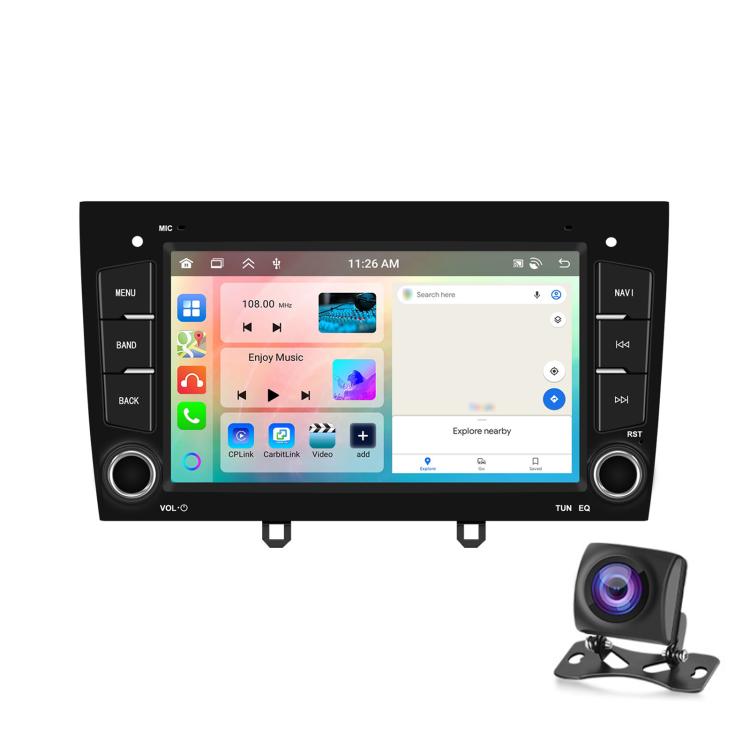 Peugeot 408 7 inch Horizontal Screen Carplay Car Player Car Navigation Center Control, Spec: Standard+AHD