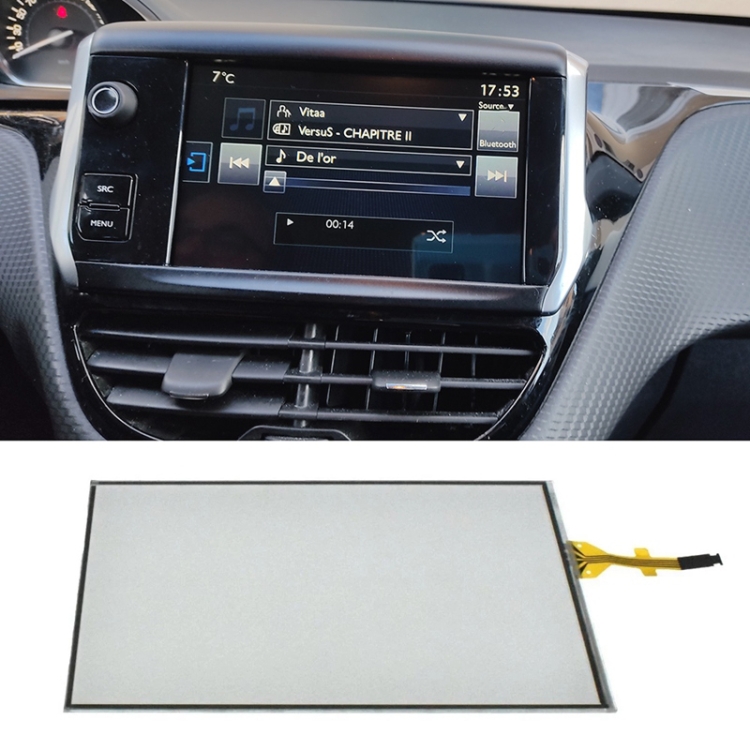 Peugeot 208 2008 308 / Citroen C5 Car Contact Screen Glass Digitizer Display Touch Screen LAM070G004A GCX156AKM