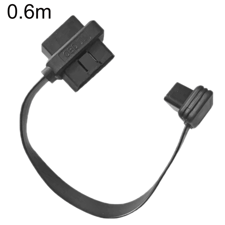 06m OBD2 Male to Female Tee Extension Cable OD16 16C Flat Cable