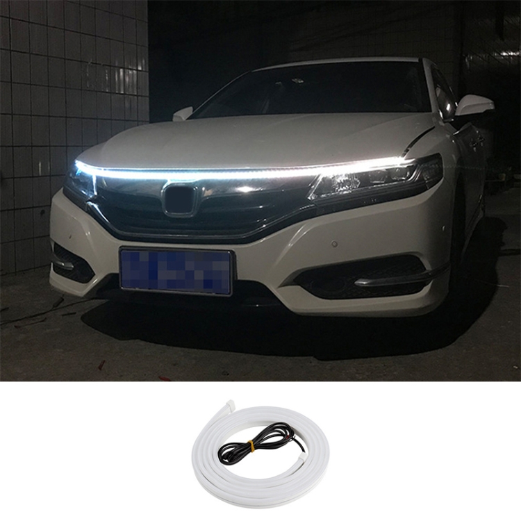 1 5m Car Daytime Running Super Bright Decorative LED Atmosphere Light White Light