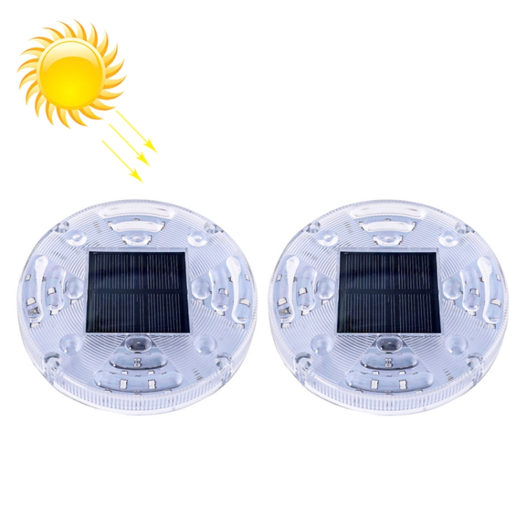 2 PCS Solar LED Flashing Light Car Rear end Collision Warning Lights Strong Magnetic Constantly Bright Version