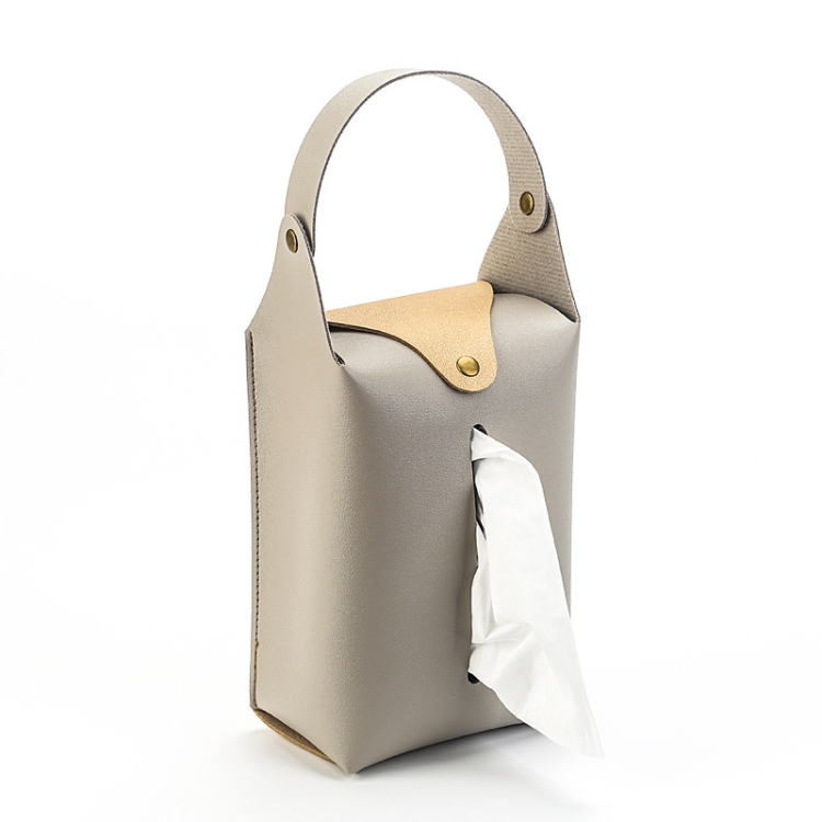 004 Suspended Car Hand Paper Towel Bag(Grey)